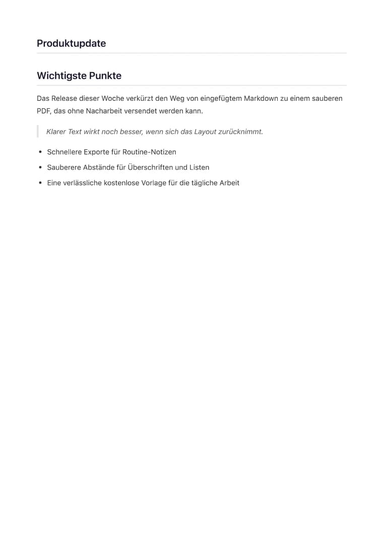 ChatGPT in PDF umwandeln - Gerendertes PDF