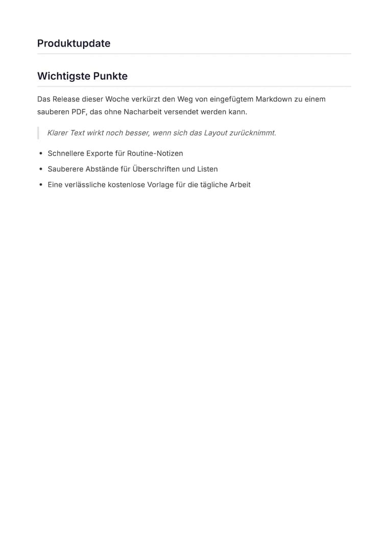 ChatGPT in PDF umwandeln - Gerendertes PDF