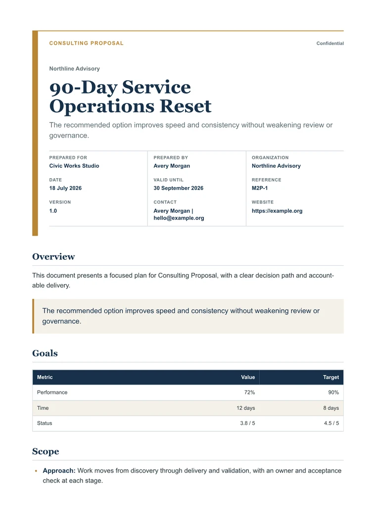 Markdown Proposal to PDF - Rendered PDF