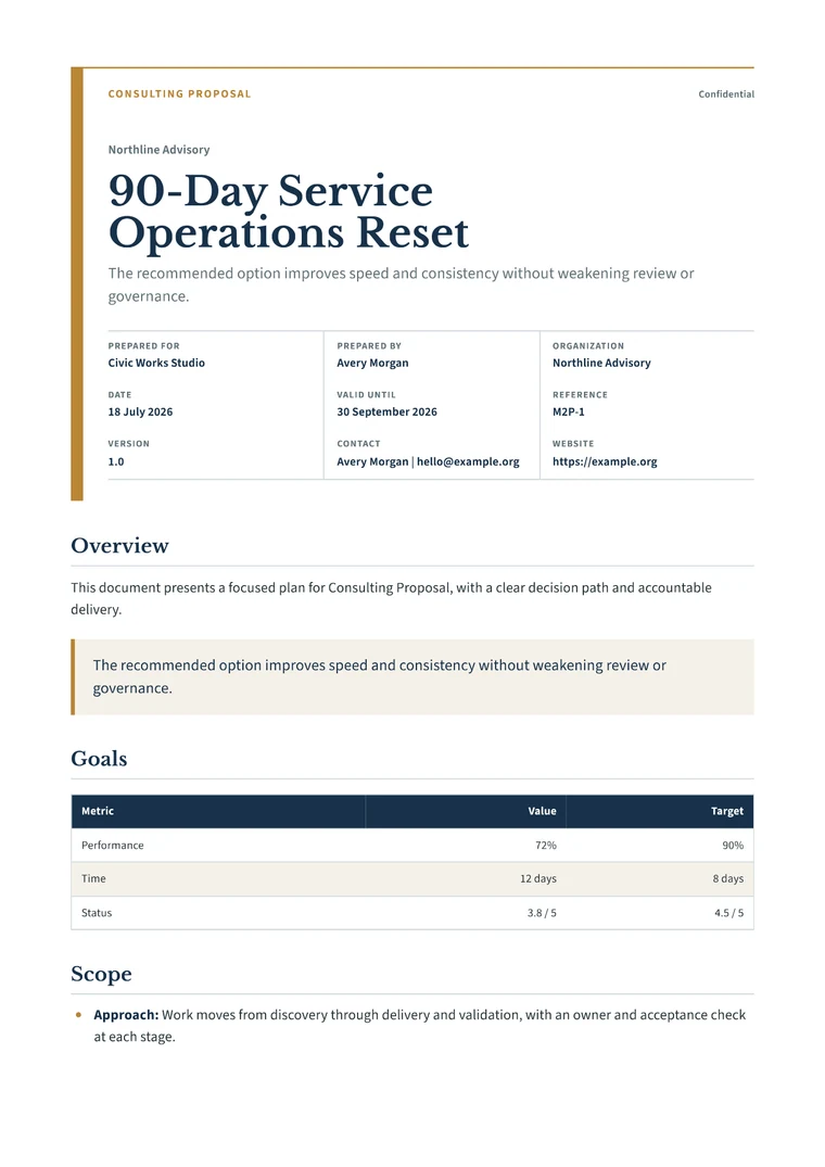 Markdown Proposal to PDF - Rendered PDF