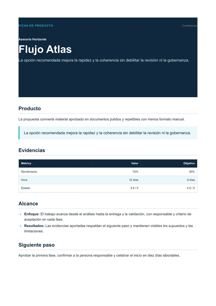 Ficha de producto - PDF generado