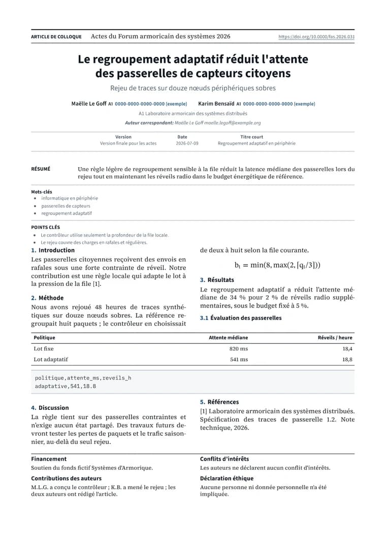 Rendered Scholar Proceedings PDF with full-width front matter and compact two-column research content