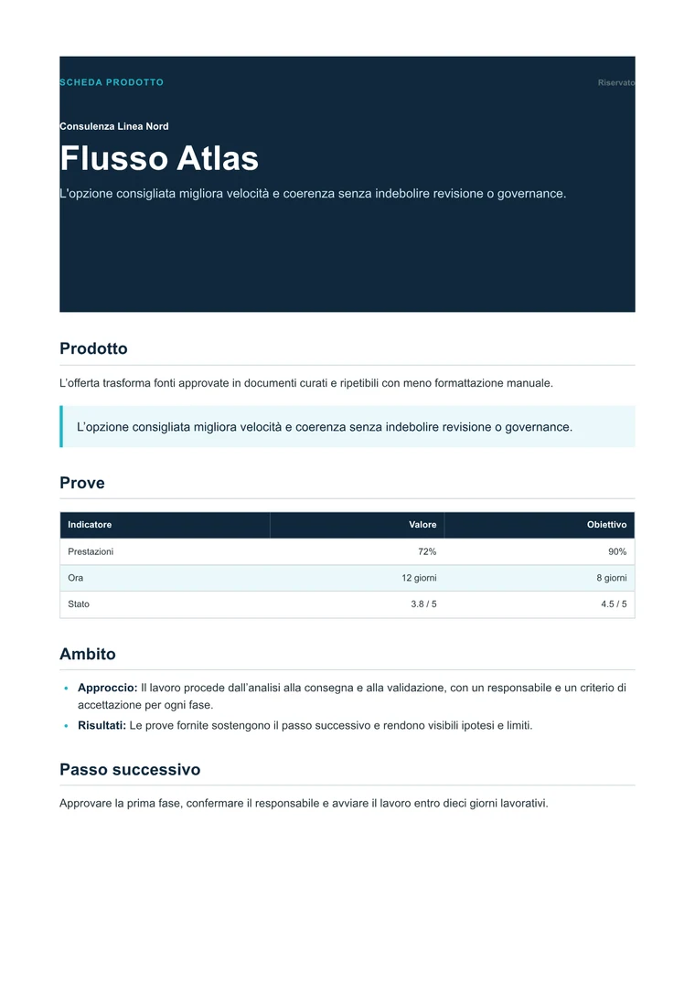 Scheda prodotto - PDF generato