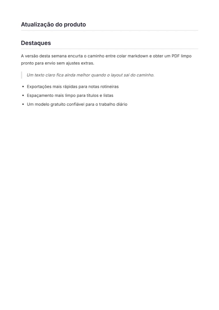 Converter ChatGPT em PDF - PDF gerado