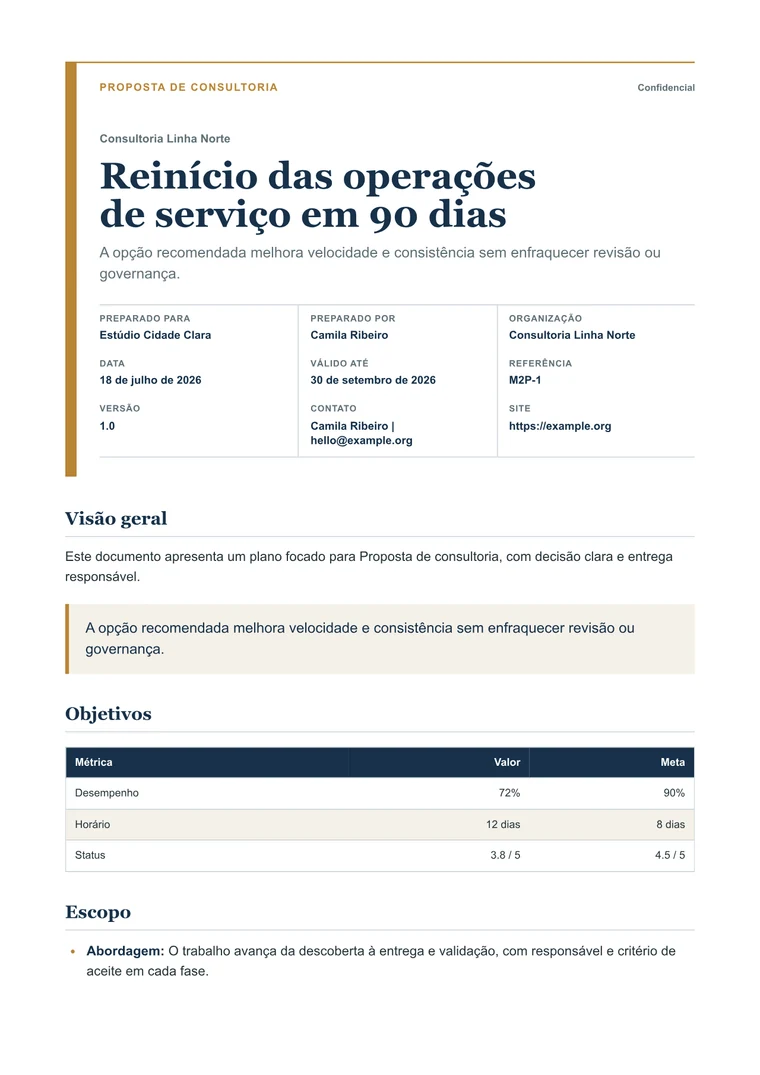 Proposta de consultoria PDF gerado