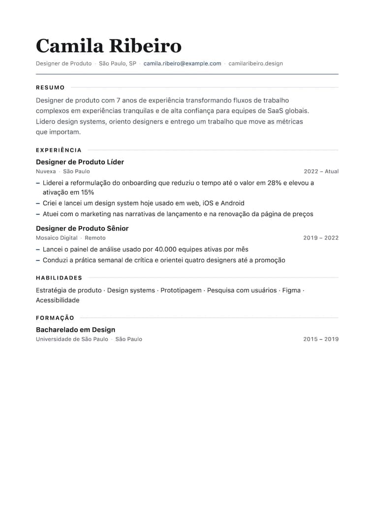Editorial moderno Prévia do PDF